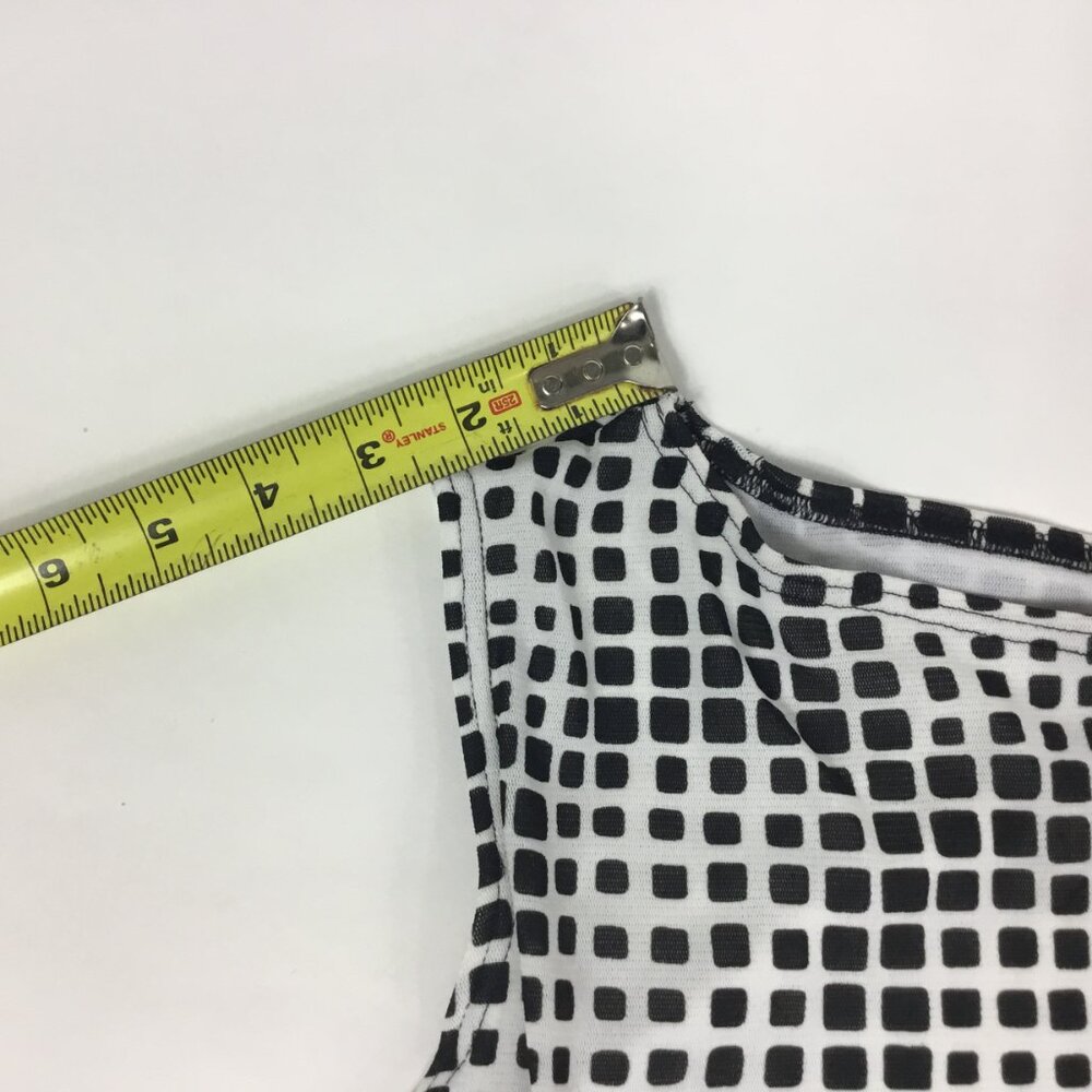 (PO) CDW, Wht & Blk sleeveless Top - Picture 11 of 11